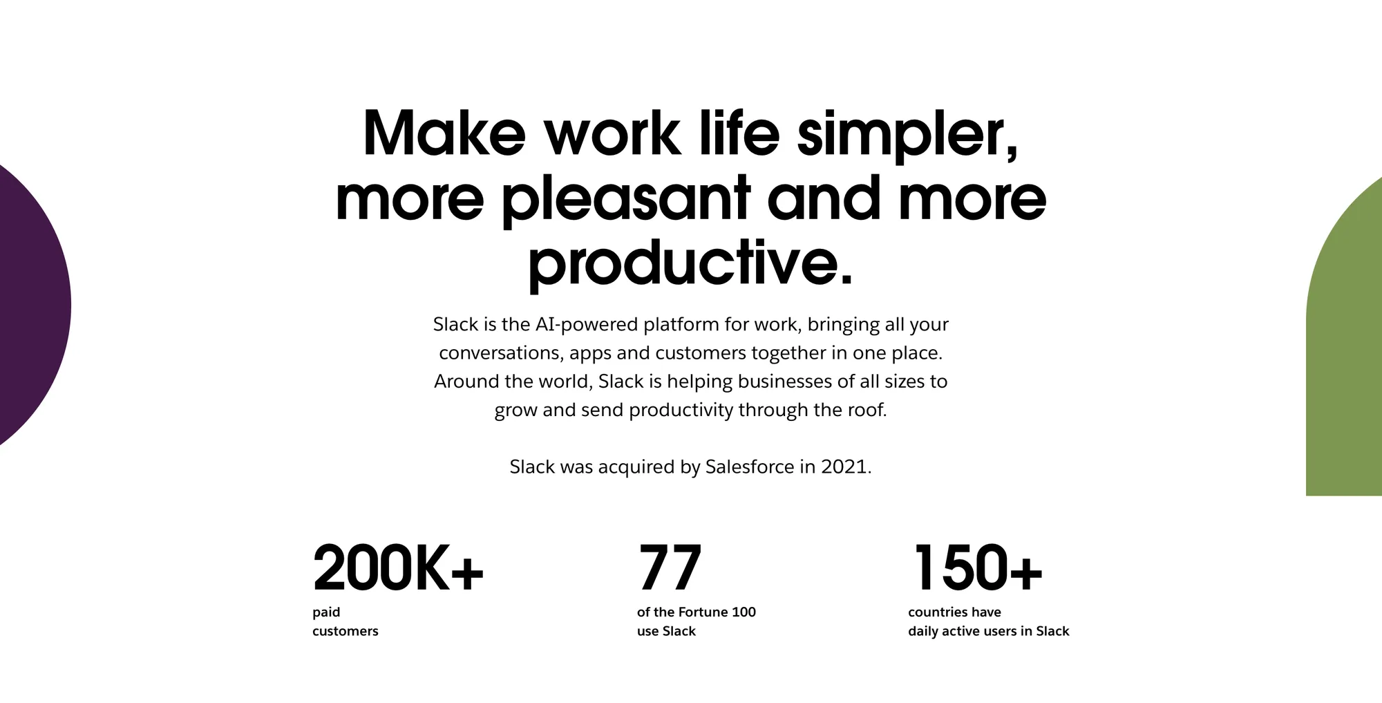 Slack Mission Statement